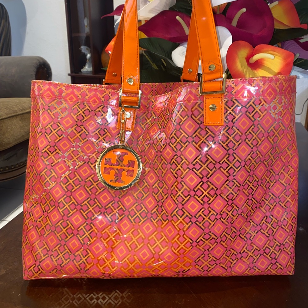 Tory Burch tote bag orange / Pink